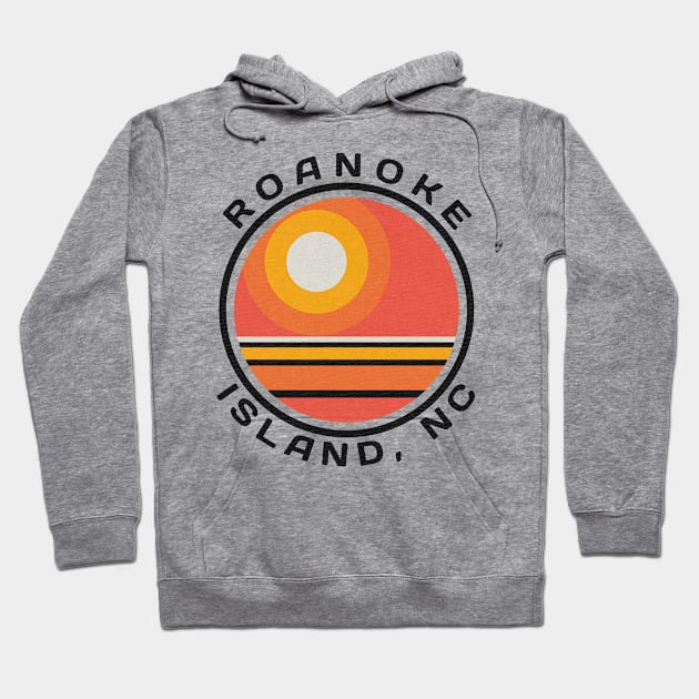 Roanoke Island, NC Summertime Vacationing Sunrise Hoodie by Contentarama